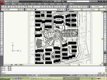 CAD2009 某小区功能规划图绘制教程
